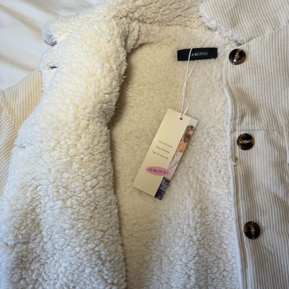 NWT Sherpa Fleece Lined Coat Jacket- FIRM on price - Picture 6 of 13